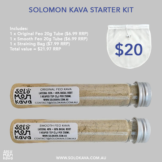 Solomon Kava Starter Kit $20